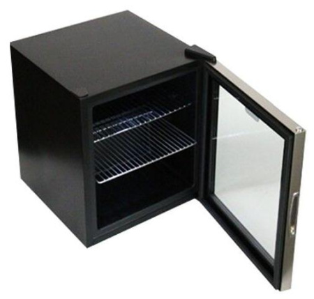 BRG49 черный холодильник для бара со стеклом