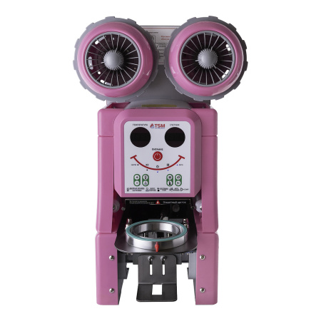 Автоматическая машина TSM Q10-90/95 для запайки стаканов, розовый
