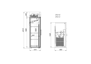 Холодильный шкаф Аркто D1.0-SL (пропан)