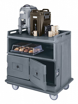 Тележка для доставки блюд Cambro MDC24F син.-сер. Тележка для доставки блюд Cambro MDC24F син.-сер.