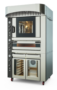 Комбинированный модуль Kocateq FR Combi M конвектомат, подовая печь и расстойка Комбинированный модуль Kocateq FR Combi M конвектомат, подовая печь и расстойка