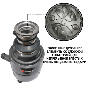 Измельчитель отходов BORT Ultimate 1500 Измельчитель отходов BORT Ultimate 1500