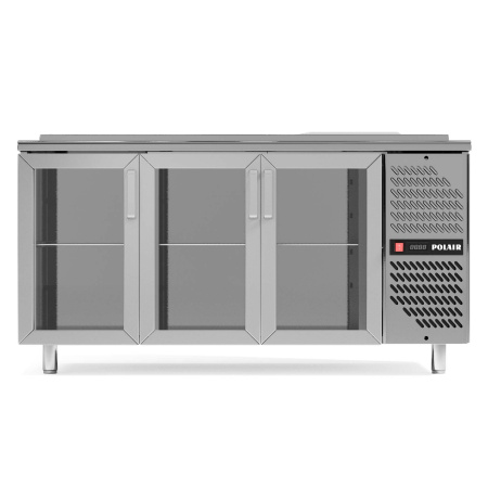Холодильный стол Polair TD3-G три стеклянные двери
