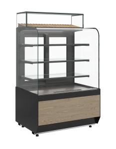 Витрина кондитерская Carboma KR70 VM 1,3-1 LIGHT 9005