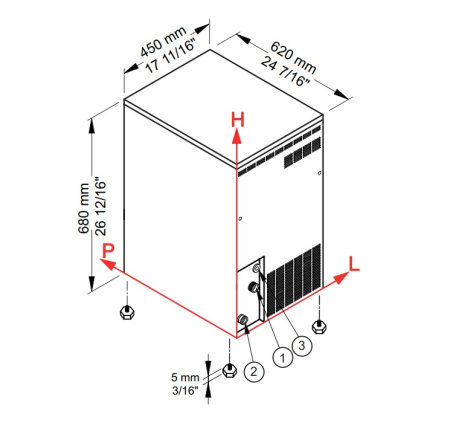 Льдогенератор BREMA TB 551A
