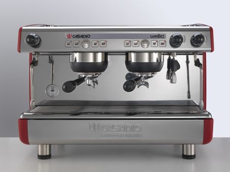 Кофемашина Casadio Undici S/2 красная