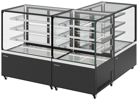 Три витрины Carboma Cosmo  KC71‑130 VV 1,2‑1 торговый угол