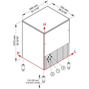 Габаритные размеры Brema CB 1265A Габаритные размеры Brema CB 1265A