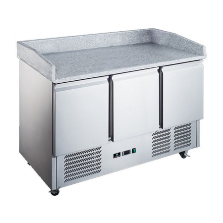 Стол для пиццы Hurakan HKN-PZLG3F каменная столешница