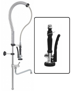 Устройство душирующее Rubinetterie Del Friuli 00981125 в комплекте со смесителем 00323003