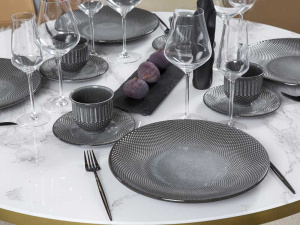 Тарелка для пасты KUTAHYA Panio Anthracite PAN28SPT855A13, 280 мм Тарелка для пасты KUTAHYA Panio Anthracite PAN28SPT855A13, 280 мм