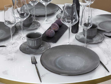 Тарелка KUTAHYA Panio Anthracite PAN30DU855A13, 300 мм