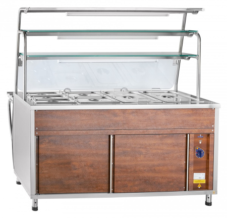 Мармит электр. кухонный типа ЭМК-70Т-01 паровой, кашир.