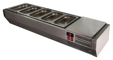 Витрина настольная Polair VT2-G (1/4) с крышкой