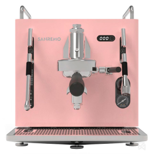 Кофемашина Sanremo Cube R Absolute 1 гр. автомат, розовая Кофемашина Sanremo Cube R Absolute 1 гр. автомат, розовая