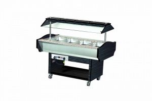 Тепловой салат-бар SB 4H Wenge