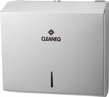 Диспенсер CLEANEQ KW-7322 для бумажных полотенец, шлифованная сталь