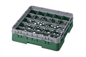 Кассета для бокалов Cambro 25S318 темно-зел. Кассета для бокалов Cambro 25S318 темно-зел.