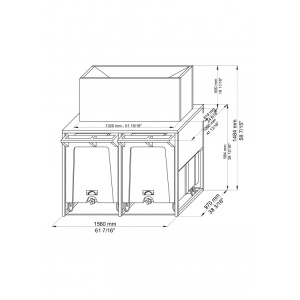 Бункер Brema DRB100 (для Muster 350-600)