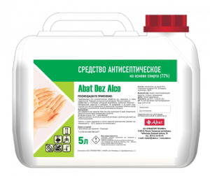 Дезинфицирующее средство Abat Dez Alco 5 л Дезинфицирующее средство Abat Dez Alco 5 л