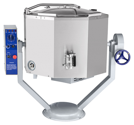 Пищеварочный котел Abat КПЭМ-100-ОМР сл. кран