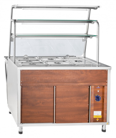 Мармит электр. кухонный типа ЭМК-70Т паровой, кашир.