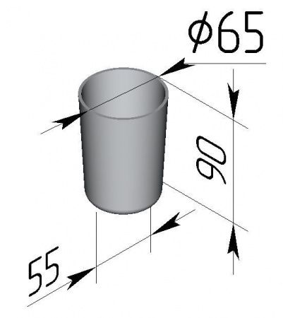 Форма Спика Форма Ром.баба d65х90h