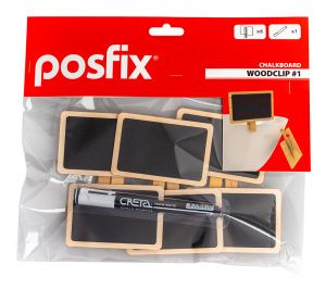 Набор меловых табличек PosFix WOODCLIP №1 (202379) Набор меловых табличек PosFix WOODCLIP №1 (202379)