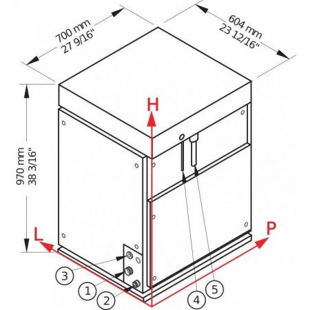 Льдогенератор Brema M Split 1500 размеры