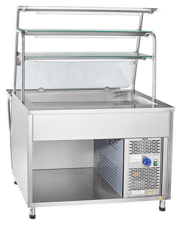 Витрина для холодных закусок Abat ПВВ(Н) 70Т-НШ