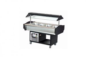 Охлаждаемый салат-бар Eqta SB 4C (Wenge dark brown)