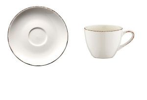 Чашка с блюдцем Bonna E100RIT02KFT Чашка с блюдцем Bonna E100RIT02KFT