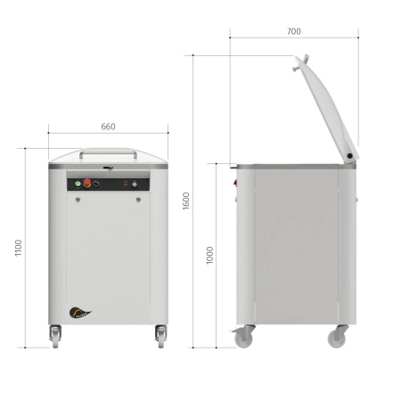 Тестоделитель Panero SQ RP SA 20