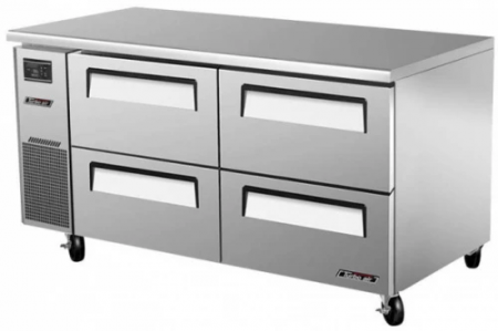 Лежачий холодильник на колесиках Turbo Air KUR15-2D-4-700 