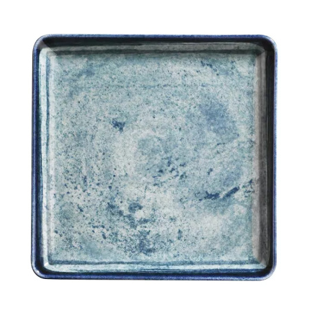 Тарелка плоская KUTAHYA CORENDON Blue Stone BNTAN27DU890003, 27x27 см