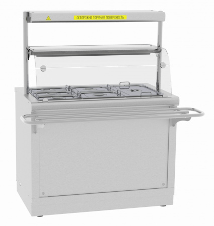 Мармит вторых блюд Abat ЭМК-70Х с подогреваемой полкой