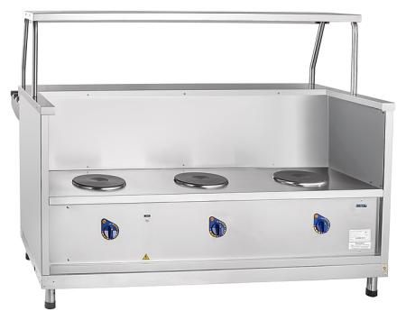 Мармит первых блюд Abat ПМЭС-70КМ-01 (нерж. столешница, 2 полки)