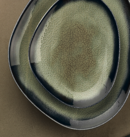 Тарелка KUTAHYA Island BNGLX22DU890233 асимметричная, 220 мм