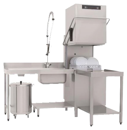 Купольная посудомоечная машина Apach LHTT5060 RP DD DP H