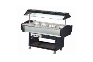 Тепловой салат-бар Eqta SB 4H (Wenge dark brown)