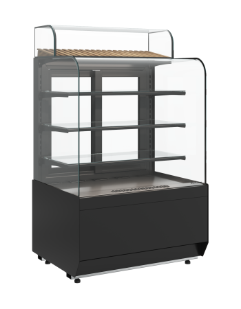 Витрина кондитерская Carboma KR70 VM 1,3-1 LIGHT 9005-0109