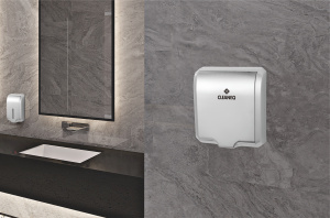 Электросушитель CLEANEQ KW-1040 для рук, шлифованная сталь Электросушитель CLEANEQ KW-1040 для рук, шлифованная сталь