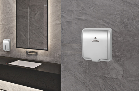 Электросушитель CLEANEQ KW-1040 для рук, белый глянец