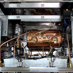 Кофемашина ACM Rounder Semiautomatica 2 GR Compatta INOX (ACMRD002CSIX) + high cup Кофемашина ACM Rounder Semiautomatica 2 GR Compatta INOX (ACMRD002CSIX) + high cup
