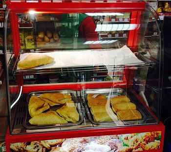 Витрина с одной полкой HW-2P