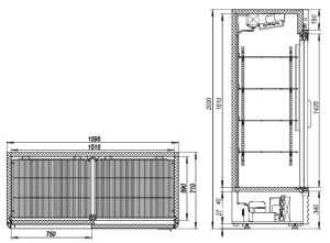 Холодильный шкаф Марихолодмаш Капри 1,5СК купе Холодильный шкаф Марихолодмаш Капри 1,5СК купе