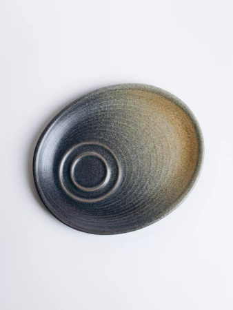 Блюдце Bonna Hornfels HORRPL01STB, 200х170 мм