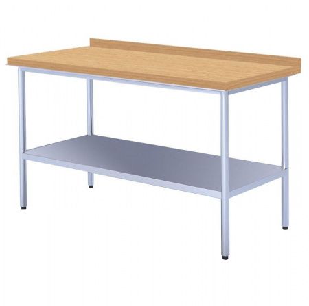 Стол кондитерский с деревянной столешницей СК-3 1800х700х870 Д