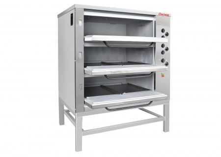 Печь хлебопекарная ВОСХОД ХПЭ-750/3 (нерж.)