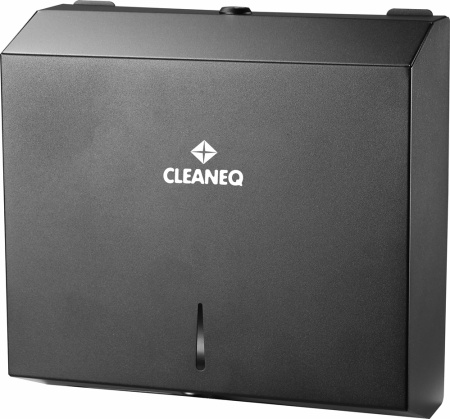 Диспенсер CLEANEQ KW-7322 для бумажных полотенец, черный матовый